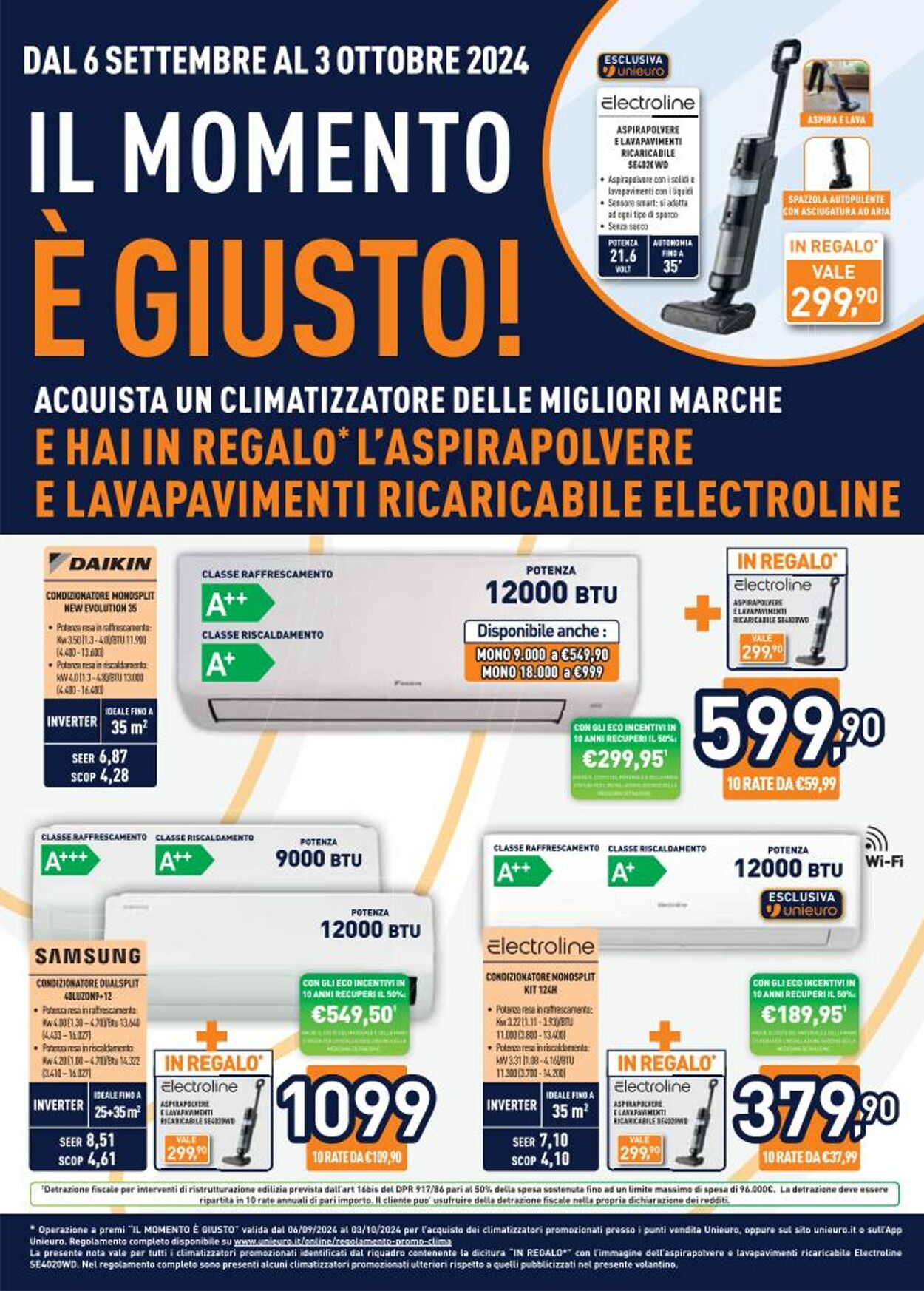 Volantino Unieuro 20.09.2024 - 03.10.2024