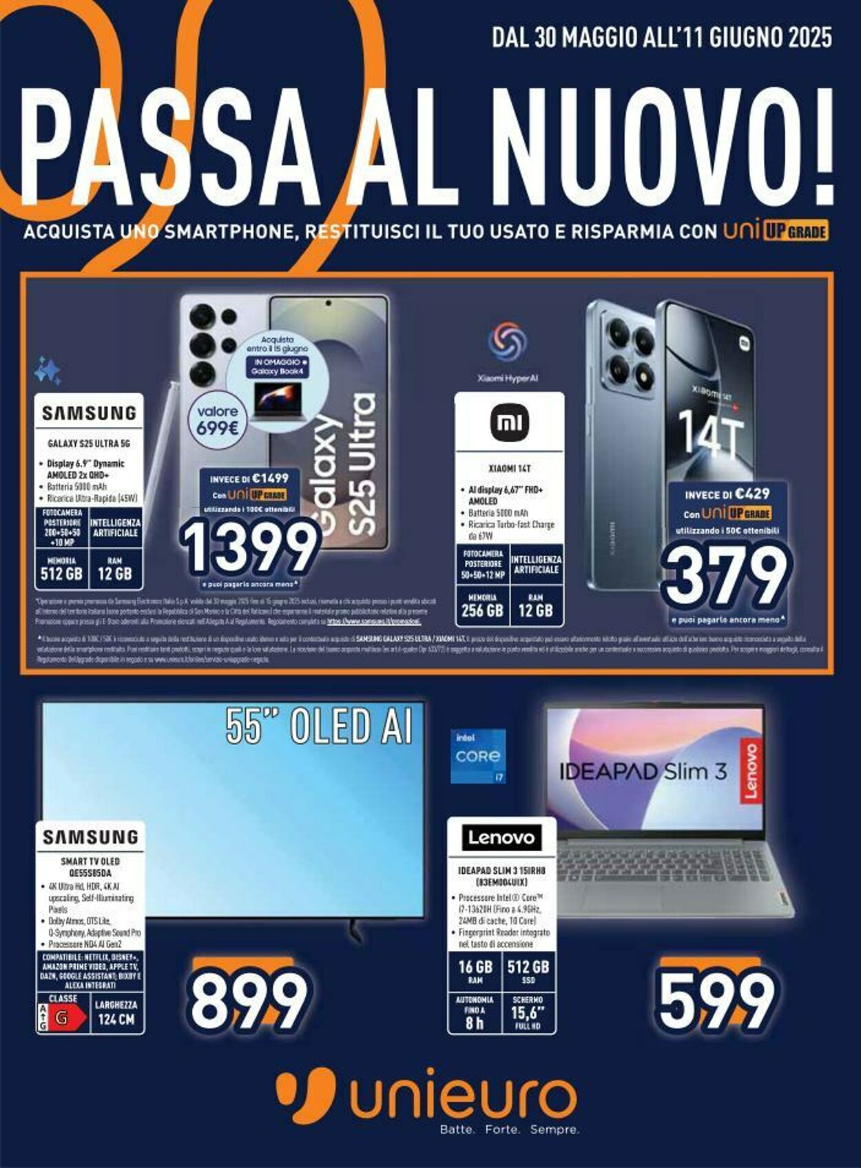 Volantino Unieuro 30.05.2025 - 11.06.2025