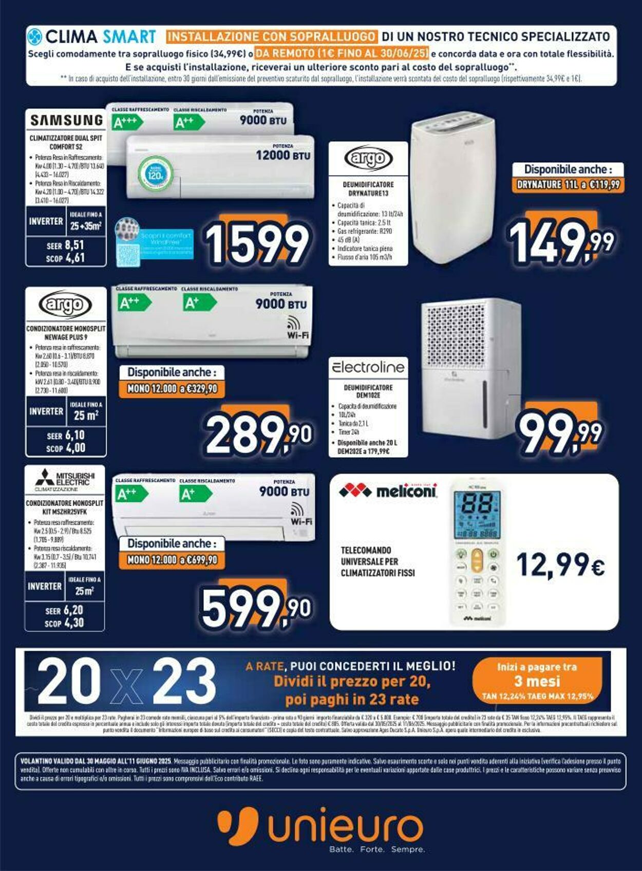 Volantino Unieuro 30.05.2025 - 11.06.2025