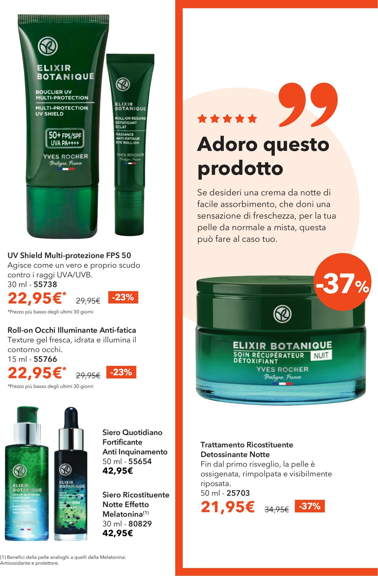 Volantino Yves Rocher 04.07.2025 - 30.07.2025