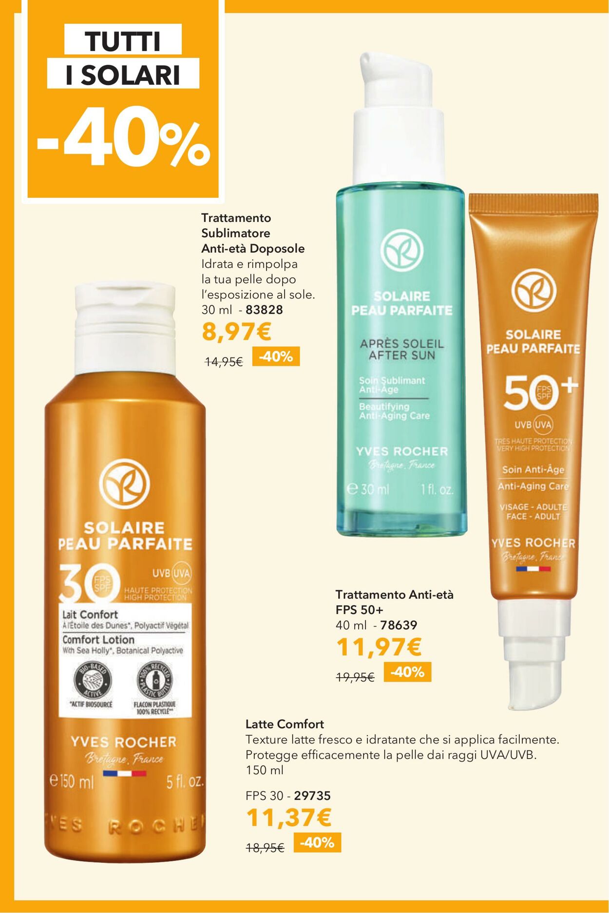 Volantino Yves Rocher 31.07.2025 - 28.08.2025