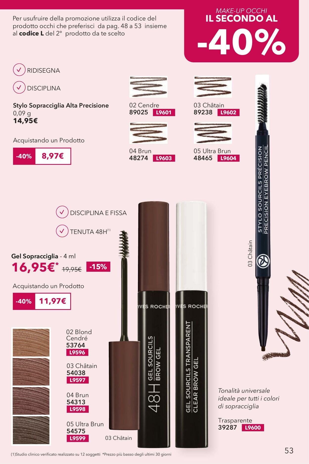 Volantino Yves Rocher 29.08.2025 - 22.09.2025
