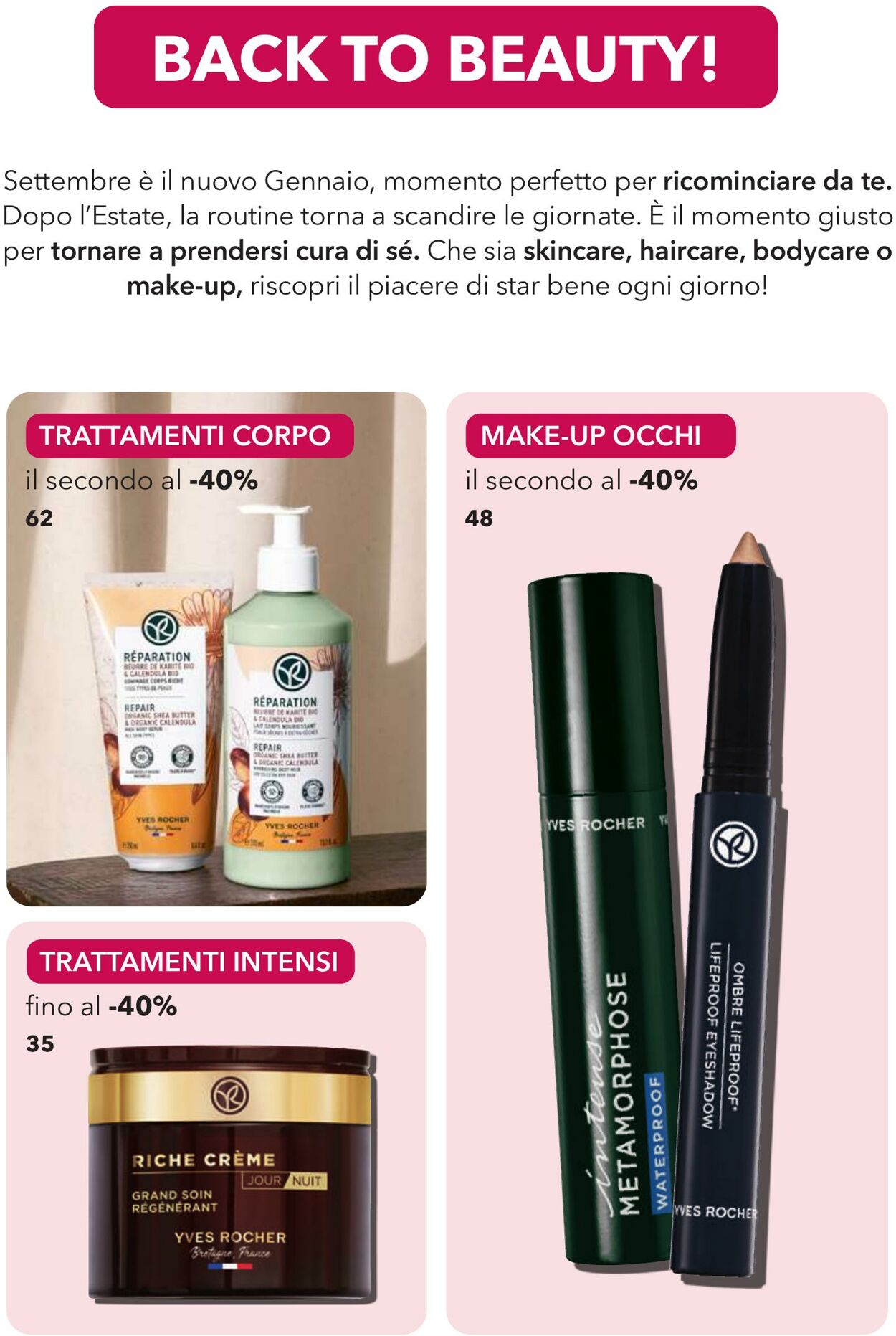 Volantino Yves Rocher 29.08.2025 - 22.09.2025