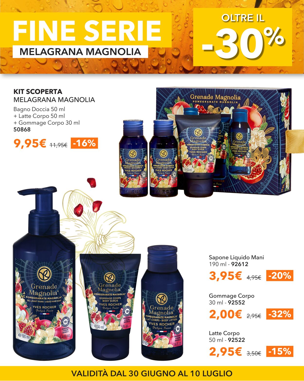 Volantino Yves Rocher 30.06.2025 - 10.07.2025