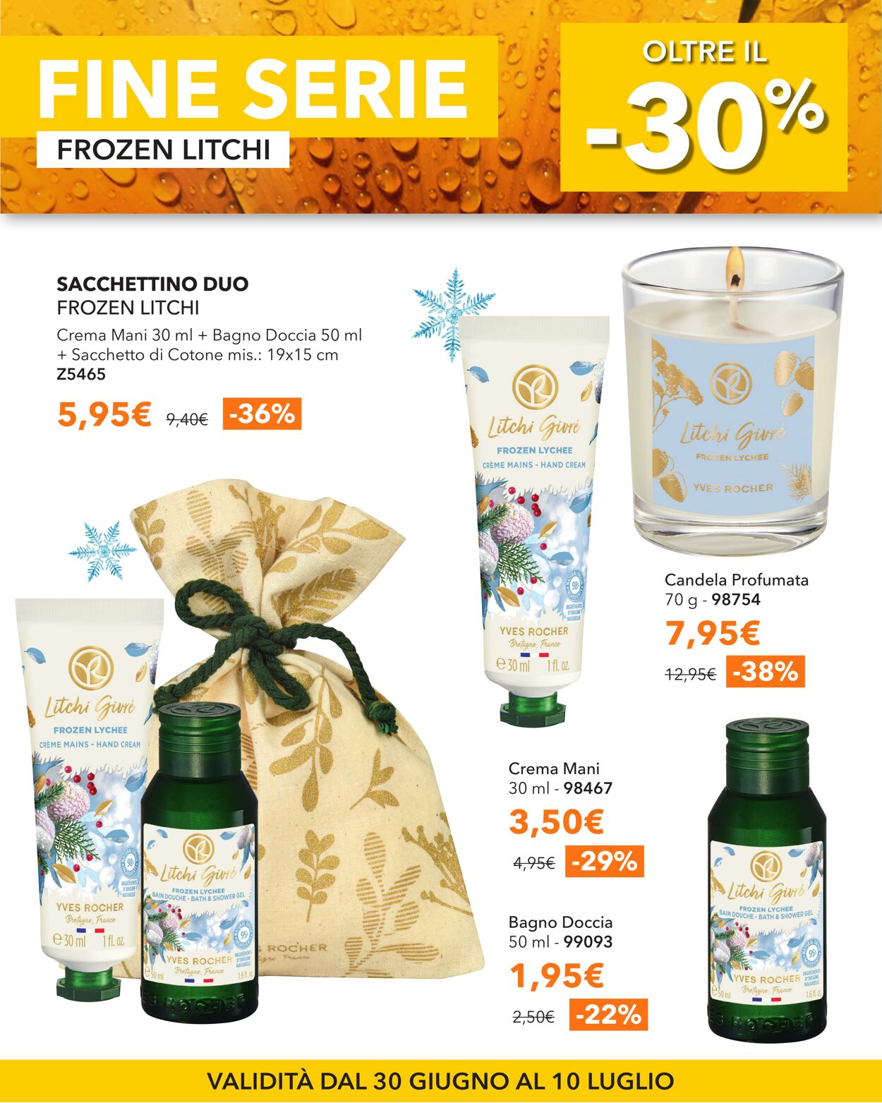 Volantino Yves Rocher 30.06.2025 - 10.07.2025