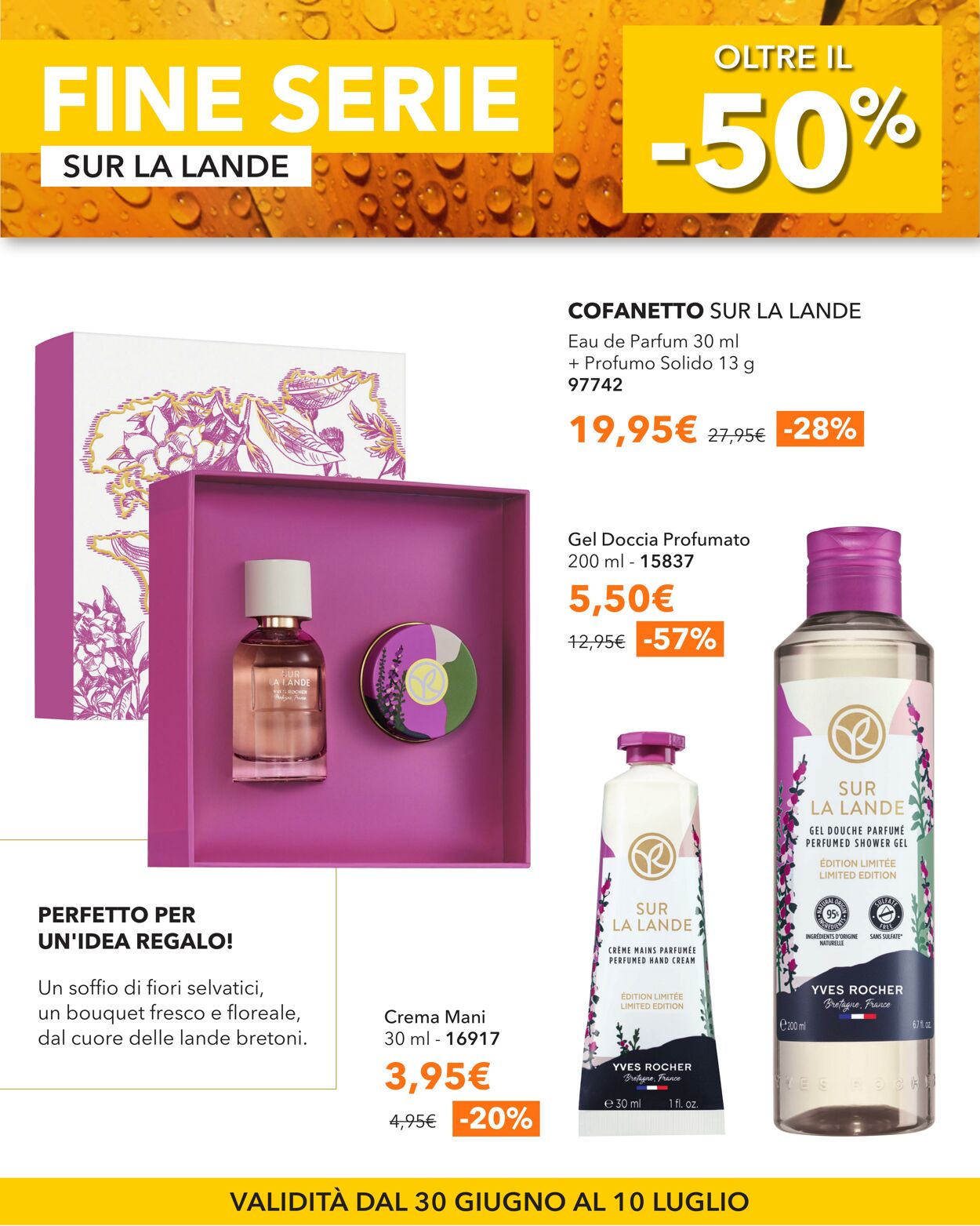 Volantino Yves Rocher 30.06.2025 - 10.07.2025
