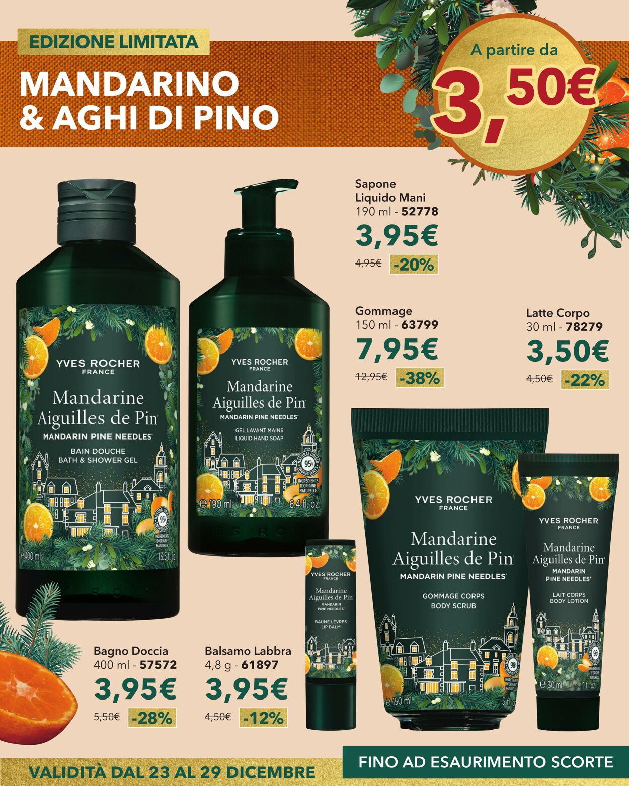 Volantino Yves Rocher 23.12.2025 - 29.12.2025