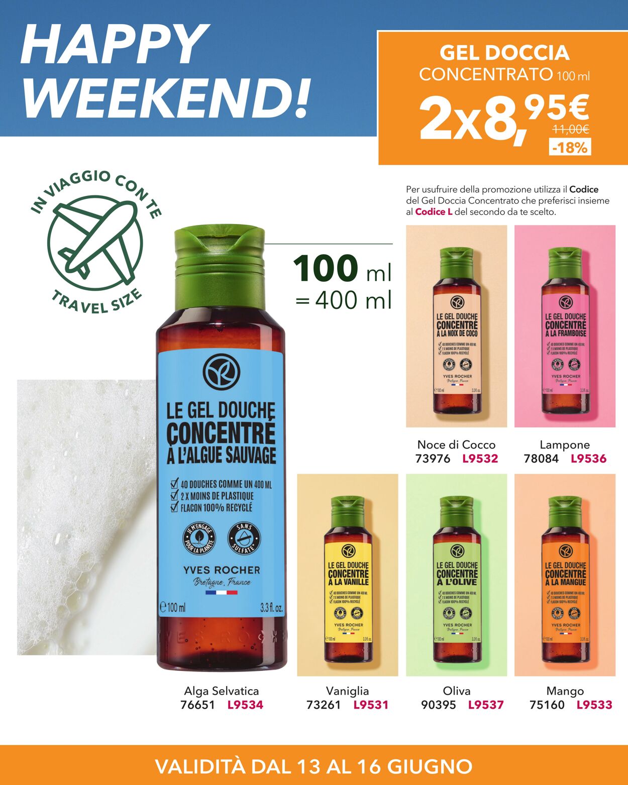 Volantino Yves Rocher 13.06.2025 - 16.06.2025