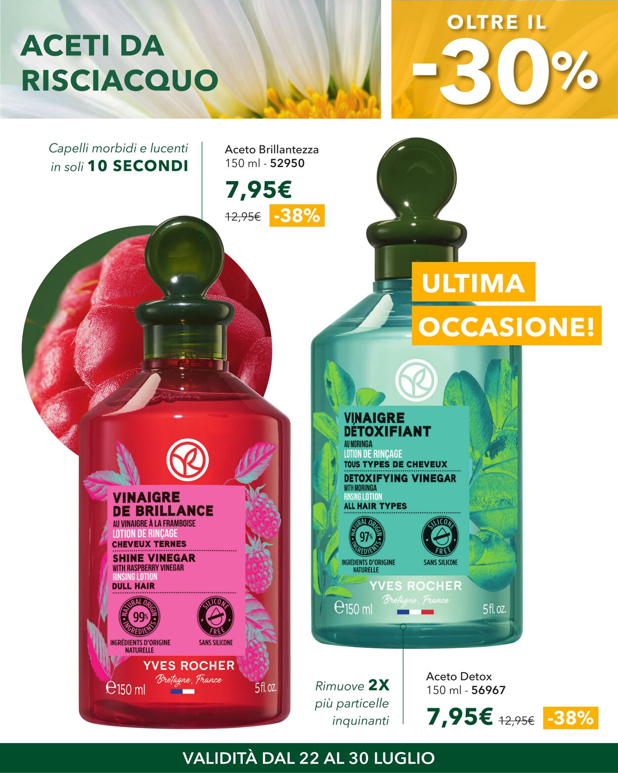 Volantino Yves Rocher 22.07.2025 - 30.07.2025