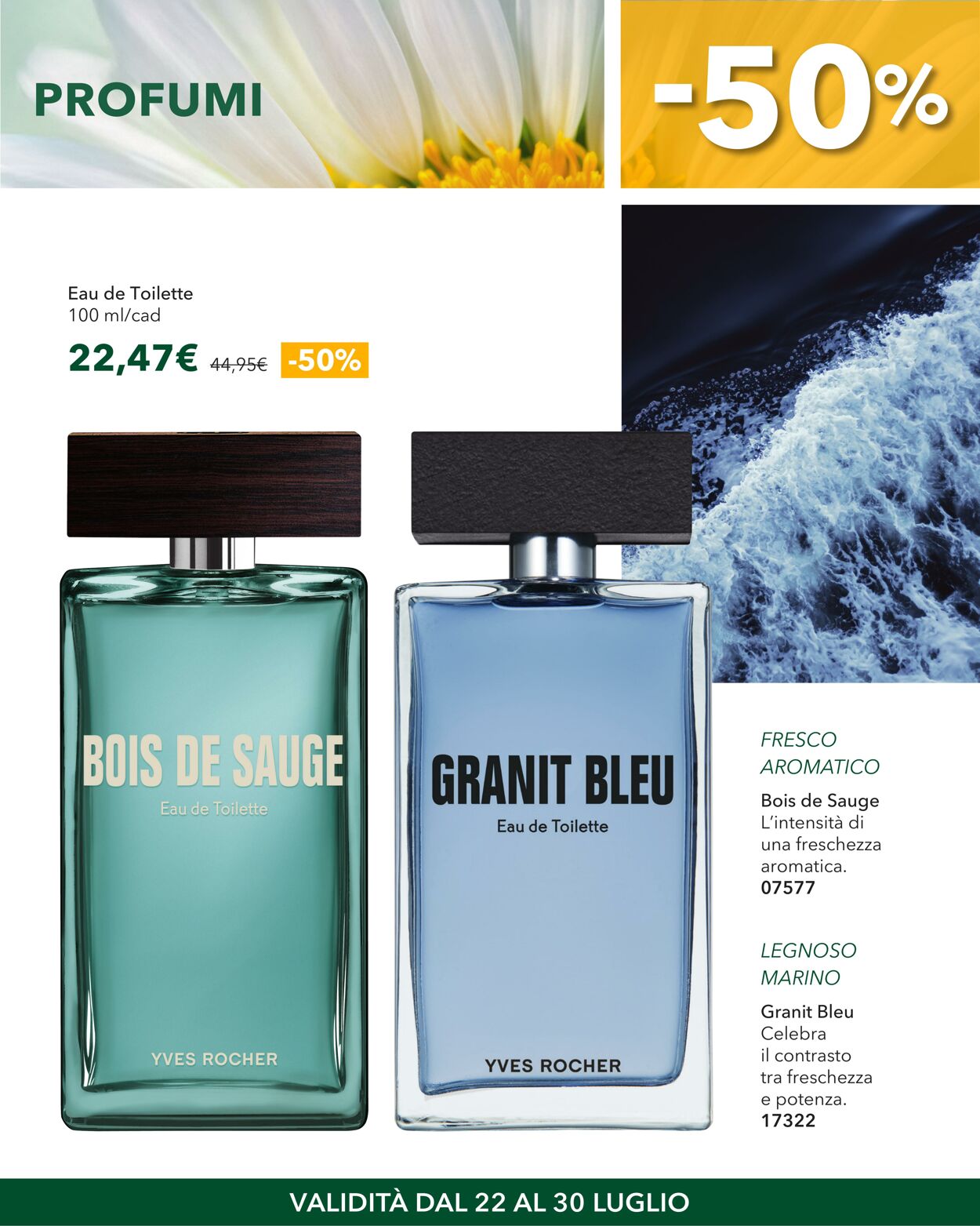 Volantino Yves Rocher 22.07.2025 - 30.07.2025