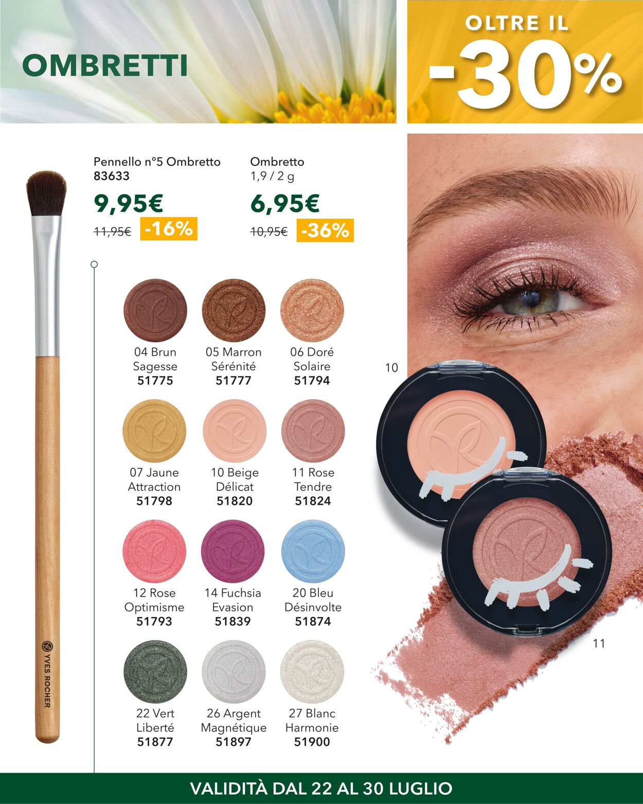 Volantino Yves Rocher 22.07.2025 - 30.07.2025