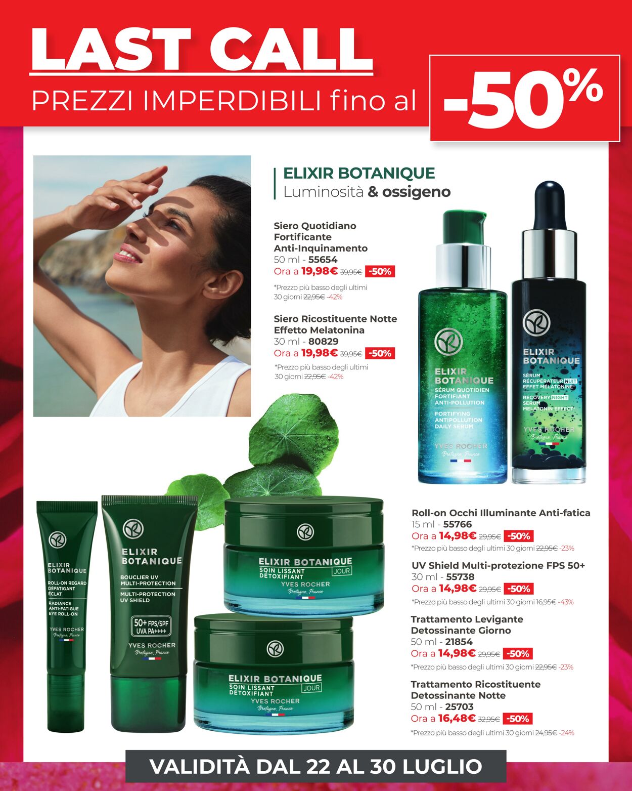 Volantino Yves Rocher 22.07.2024 - 30.07.2024