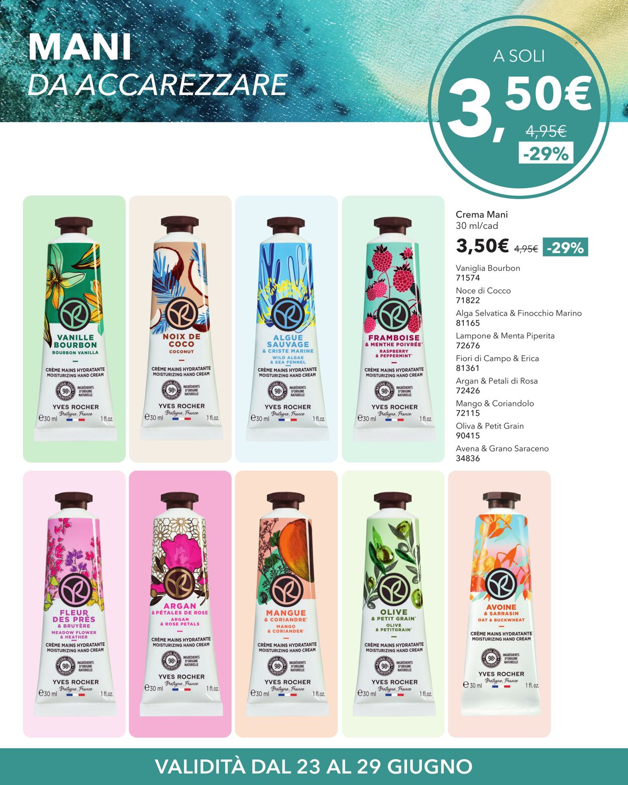 Volantino Yves Rocher 23.06.2025 - 29.06.2025