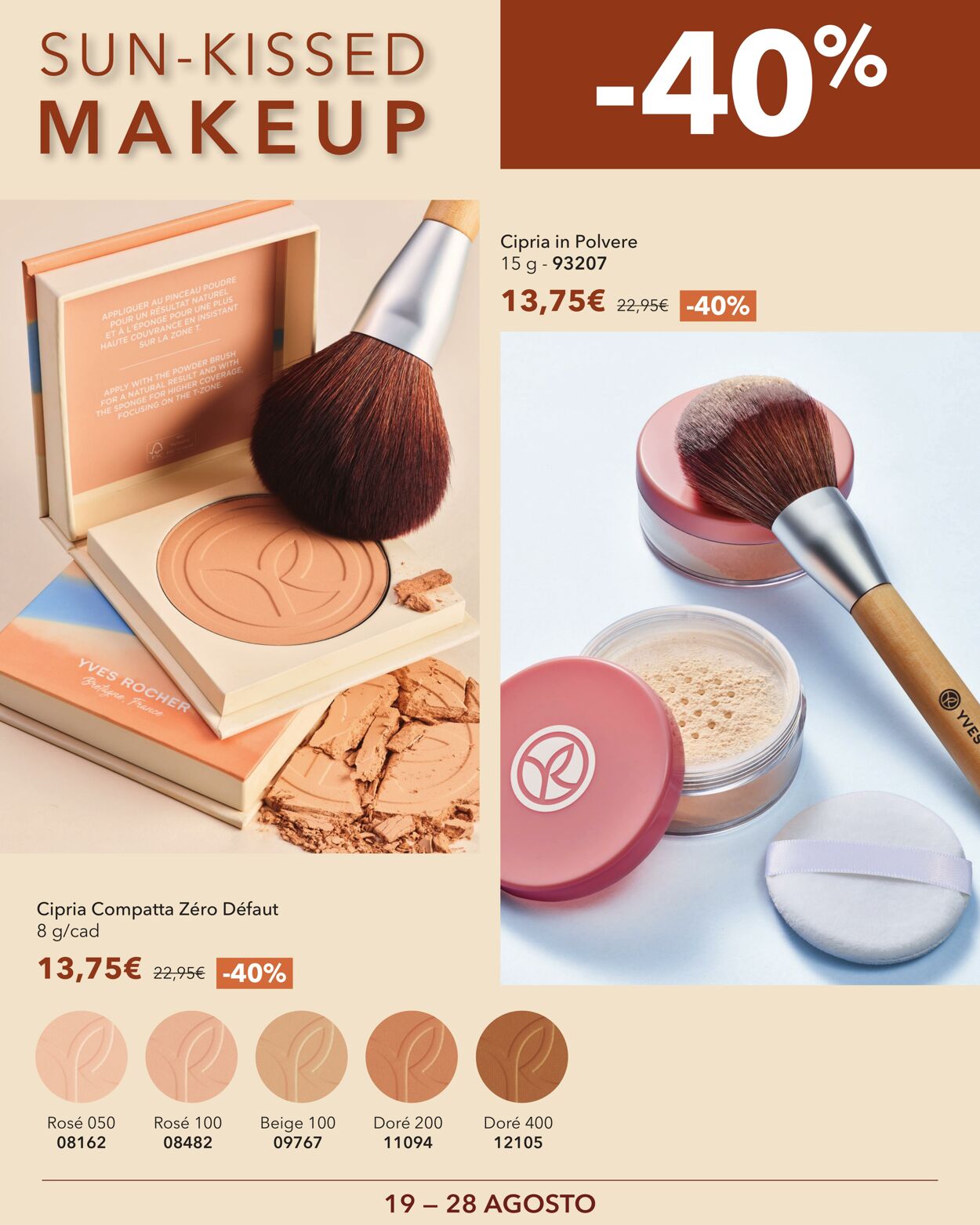 Volantino Yves Rocher 19.08.2025 - 28.08.2025