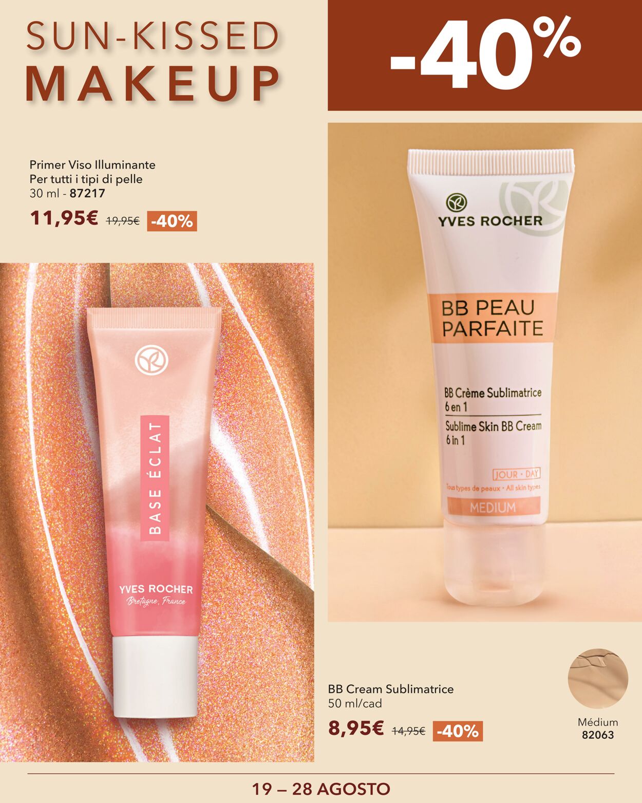 Volantino Yves Rocher 19.08.2025 - 28.08.2025