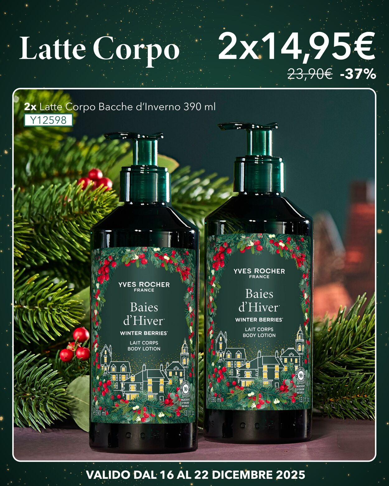 Volantino Yves Rocher 16.12.2025 - 22.12.2025